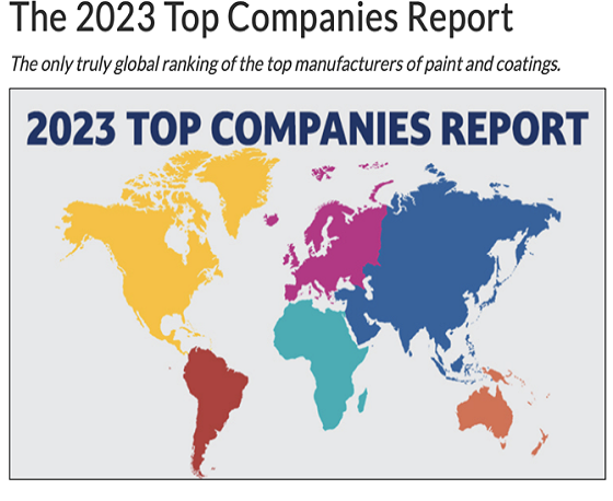 中國(guó)涂企被低估了！《2023全球頂級(jí)涂料企業(yè)排行榜》修正版發(fā)布